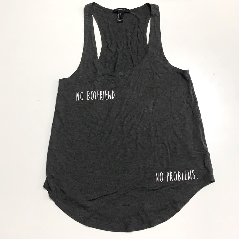 🤩 No boyfriend No problem tank top